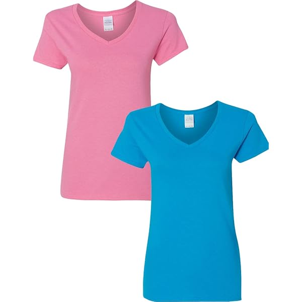 Camisetas Gildan Para Vestir Camiseta De Algodón Pesado Para Mujer, Paquete 2 Honduras Camisetas Gildan En Bulto