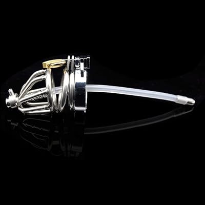 Metal Male Stainless Steel Chasteness Hypoallergenic Device Beginners Protector for Men Shirt a184 (Size : 52mm)