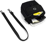 COOWONE Waterproof Dog Walking Bag Crossbody Treat Pouch Black 1.0 view 3