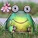 Solar Animal Lights, Metal Garden Art Frog Statue for Patio Garden Lawn Yard Flowerbed Decor