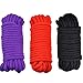 BDSM Bondage Restraint Soft Cotton Rope 10m / 32ft Black