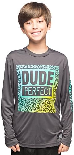 Dude Perfect 'Triple Threat' Youth Performance Long Sleeve (Youth X-Small)