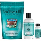 Purely Northwest Foot and Toenail System with 16 oz Tea Tree Oil Foot Soak, 9 fl oz Antifungal Tea Tree Oil Foot &amp; Body Wash and 1 fl oz Tea Tree Nail Blend