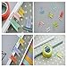 Newsfana 10x Washi Sticky Paper Masking Adhesive Decorative Tape