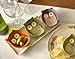 Grasslands Road 4-Piece Faux Bois Serving Tray with Owl Bowls, 12-Inch