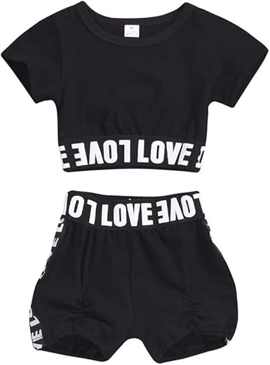 shorts and top set for baby girl