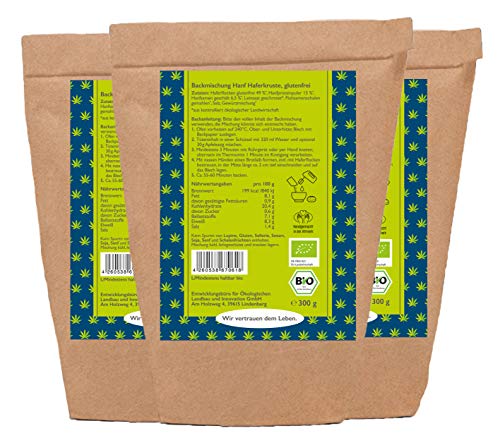 Glutenfreie Bio Brotbackmischung aus DEUTSCHLAND I 3er Sparpack I Regional I ohne Hefe I proteinreich I fettarm I ohne Backzusätze I vollwertig – Bild 3