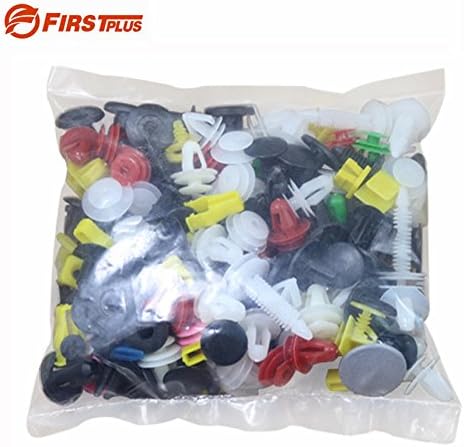 Daphot Store - 200 x Universal Car Clips Auto Plastic Push Type Rivet Retainer Fastener Bumper Fender Clip For Door Fenders CD DVD Cover Roof