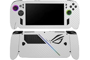 Sticker Skin for Rog X-Box Ally X Vinyl Wrap Stickers Cover Protective Decal Carbon Panttern (White)