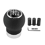 ZIMISI 6-Speed Car Shift Knob, Leather Shift Knob