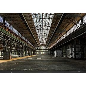 Industrial Interior of an Old Factory Building