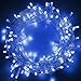 Twinkle Star 33 Ft 100 LED String Lights, Plug in String Lights 8 Modes Waterproof for Indoor Outdoor Christmas Tree Wedding Party Bedroom Blue