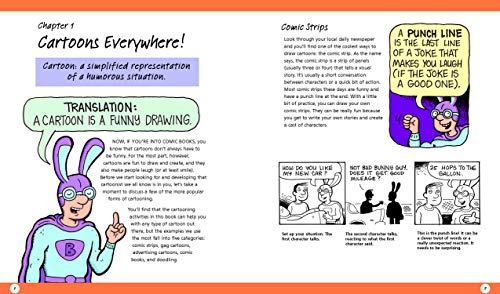 Art for Kids: Cartooning: The Only Cartooning Book You'll Ever Need to Be the Artist You've Always Wanted to Be - Thumbnail 3