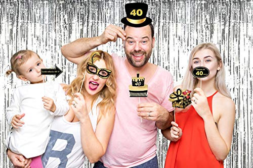 40th-Birthday-Party-Decorations-64-Pieces-Party-Supplies-with-Photo-Booth-Props-Birthday-Sash-Balloon-Pump-Photo-Backdrop-40th-Birthday-Balloons-Cake-Topper-Rose-Gold-Confetti-Balloons-40