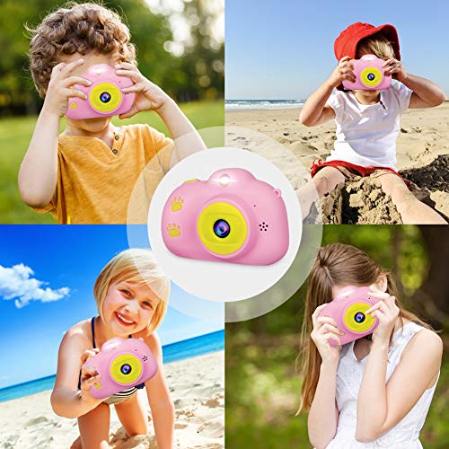 Kid Camera for Boys and Girls Age 3-12,RegeMoudal Children Camera Great Birthday Gift&Toy Kid Digital Video Camera with Shockproof Mp3 8MP HD (16GB Memory Card Included) - Thumbnail 5