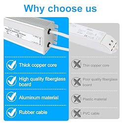 LightingWill LED Driver 150 Watts Waterproof IP67