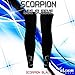 The Elixir Sports SCORPION Leg Sleeve Compression for Basketball Running Gym Cycling Sports, Black