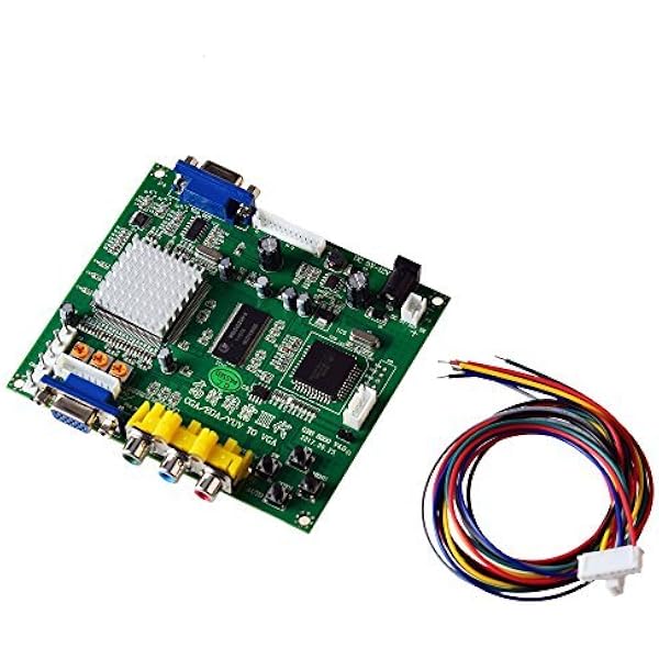 Mcbazel Arcade Game Rgb/cga/ega to VGA HD Game Video Output Converter Board for Arcade Game Monitor to Crt LCD PDP Projector