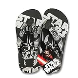 Disney Store Boys Star Wars The Force Awakens Flip Flops (2-3 M US Little Kid, Black, Grey)