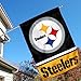 Pittsburgh Steelers Two Sided House Flag
