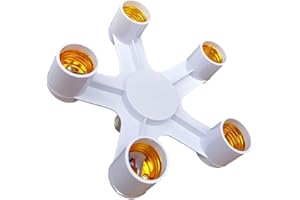 E27 Base Socket Splitter to LED Bulb Lamp Holder 2in1 3in1 4in1 5in1 6in1 Lamp Socket Light Bulb Adapter Light Bulb Socket Sp