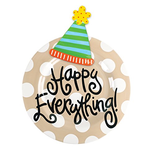 Coton Colors Happy Everything Platter, Big, Neutral Dot