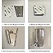 Wall Mount Soap Dispenser Peralng Bathroom or Kitchen Manual Liquid Soap Box Stainless Steel 17oz/500ml