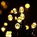 [72foot 200 Led] Solar String Lights OutdoorGarden Lighting, 8 Mode (Steady, Flash), Waterproof, Fairy Lamp Decoration for Halloween, Yard, Fence, Patio, Tree, Party, Holiday, Home (Warm White)