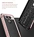 LG G5 Case, SGM Premium Hybrid High Impact Shock Absorbent Defender Case With Anti-Slip Grip For LG G5 (Rose Gold + Black)