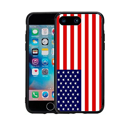 American USA Flag for iPhone 7 Plus (2016) & iPhone 8 Plus (2017) (5.5) Case Cover by Atomic Market