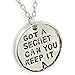 TTKP Pretty Little Liars Necklace Got A Secret Can You Keep It Letters Silver Color Pendant Jewelry