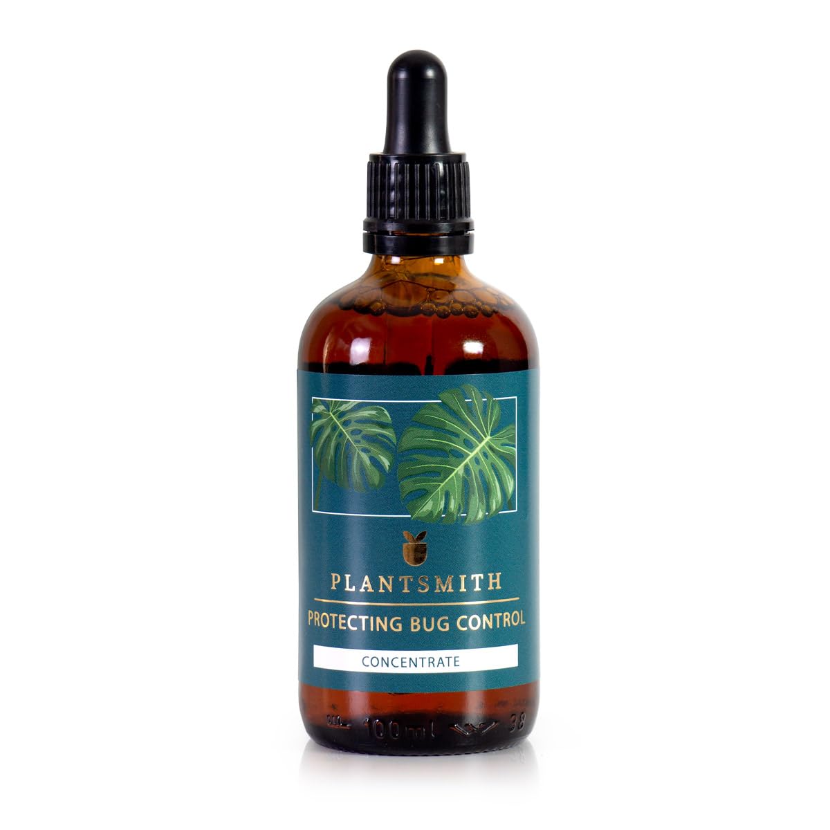 Plantsmith Protecting Bug Control Concentrate for Indoor Plants & Flowers, Natural Strengthening Formulation to Repel Insects & Pests, 100ML