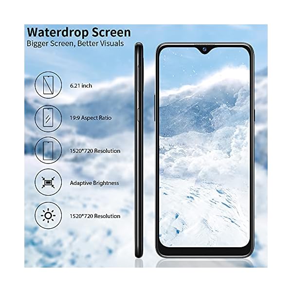 Mobile-Phone-Blackview-A80-SIM-Free-Unlocked-Mobile-Phones-4G-Android-10-Smartphone-with-6217-inches-Waterdrop-Screen-13MP-Camera-4200mAh-Battery-128GB-Extension-FaceFingerprint-Unlock-Black Mobile Phone, Blackview A80 SIM-Free Unlocked Mobile Phones, 4G Android 10 Smartphone with 6.217 inches Waterdrop Screen…