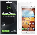 [6-Pack] Dmax Armor- LG Volt Screen Protector Anti-Bubble High Definition Clear Shield (Boost Mobile ,Virgin Mobile) - Lifetime Replacements Warranty- Retail Packaging