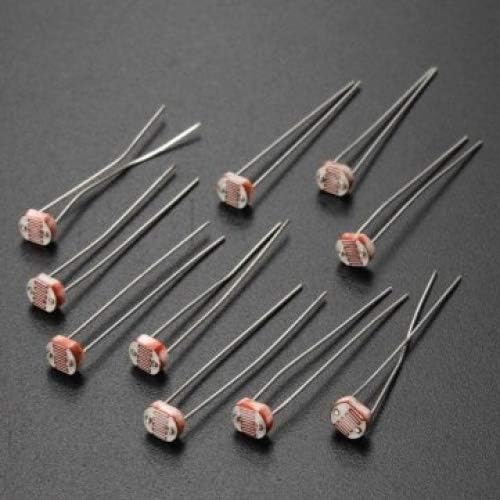 10 PCS 5MM GL5516 Light Dependent Resistor Photoresistor LDR