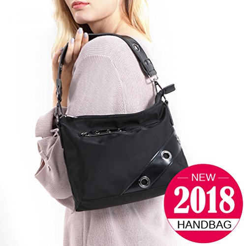 SiMYEER Crossbody Bag Purse Multi Zipper Pocket Shoulder Bag Messenger Bag for Women