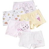 Core Pretty Girls Cotton Underwear Soft Boy Shorts Kids Boxer Briefs Panties(Pack of 5)