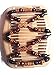 LOVEF Thick Hair clip combs hair accessories for girls bun hair - Bun Maker- Best hair accessories for Women -Easy Updo- Doesn't slide out of your hair - Holds long, short -Waterproof (4PCS)