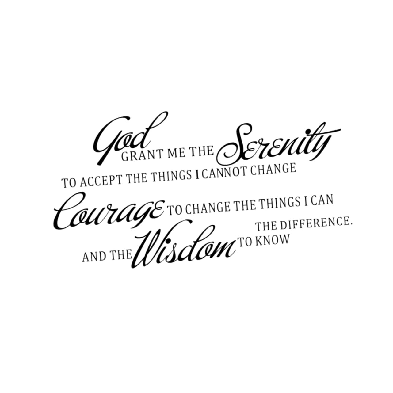 Praise Wall Peel Bible Bathroom Decals Me Bedroom Quote Prayer Decal and Christian DIY Grant Art Scripture The Religious Serenity God Sticker Vinyl for Decal: Motivational Living