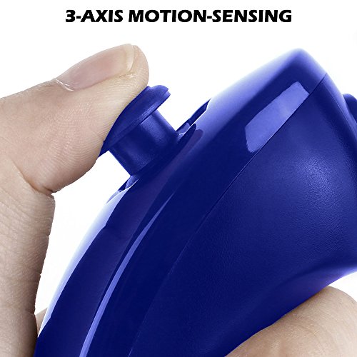 image for AFUNTA Nunchuck Controllers Compatible Nintendo Wii U, 2 Packs Replace
