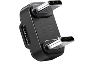 Littlefixer U Shape Microphone USB C to USB C OTG Adapter Converter, Type C to Type C Adaptor for iPhone 14/13 and ealier, Co