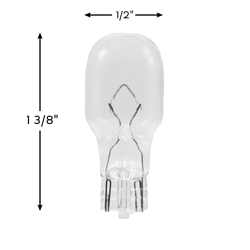 eTopLighting (10 Pack) T512V4W, T5 Wedge Base Replacement Bulb, 12