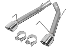 DNA MOTORING CBE-MU-FM05-46L Cat Back Exhaust System [Compatible with 05-10 Ford Mustang 4.6L / 5.4L]