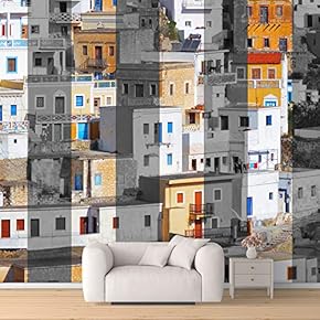 Wall Murals for Bedroom Classic and Modern Collage Design Removable Wallpaper Peel and Stick Wall Stickers - 66x96 inches