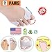 Metatarsal Pads, Toe Separator, Ball of Foot Cushions (4 PCS White)，New Material， Forefoot Pads Cushions, Toe Spacers, Breathable & Soft Gel, Best for Diabetic Feet, Blisters, Forefoot Pain.