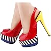 SHOW-STORY-Glam-Stripe-Peep-Toe-Slingback-Stiletto-Double-Platform-Dress-PumpLF80905