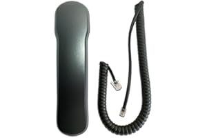 Nortel i2000 Compatible Handset Charcoal with Curly Cord