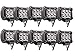 Led Spot Light Bar Lumitek 10PCS 18w Led Work Lights 4Inch Led Fog Light Driving Lights Led Off Road Lights for Trucks SUV Jeep Lamp Boat primary