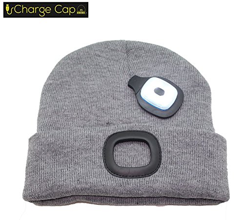 Buy CHARGE CAP USB LED headlamp BEANIE 