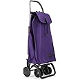 Rolser I-Max MF 4 Wheel 2 Swivelling Foldable Shopping Trolley - Purple